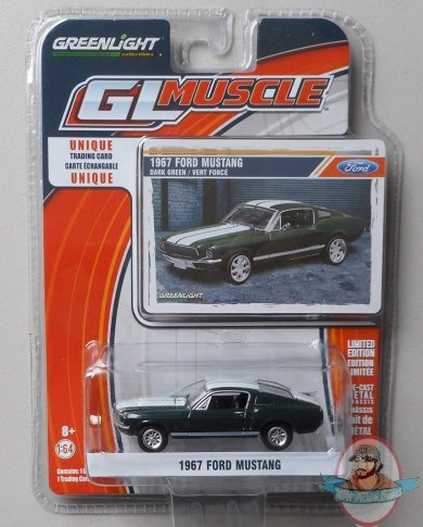 1:64 GL Muscle Series 17 1967 Ford Mustang Limited Edition Greenlight