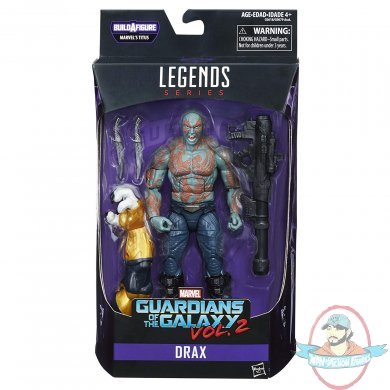 Marvel Guardians of the Galaxy Legends Drax 6 inch Figure Hasbro