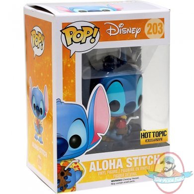 Pop Disney! Lilo & Stitch : Aloha Stitch #203 Hopic Figure by Funko