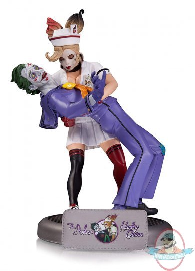 Dc Comics Bombshells Harley Quinn with Joker Statue 2nd Edition