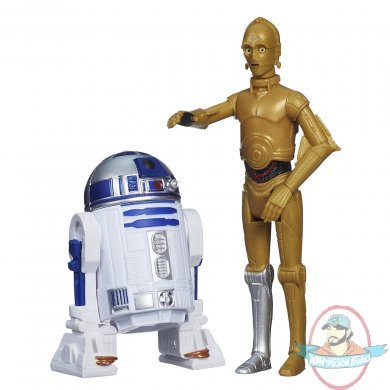 Star Wars Mission Series Figure Set C-3PO and R2-D2 by Hasbro 