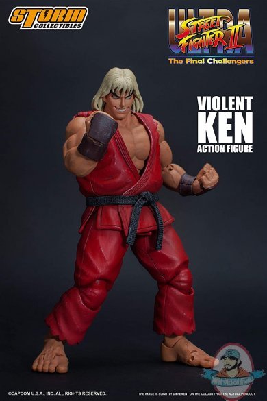 1/12 Ultra Street Fighter II Violent Ken Figure Storm Collectibles 1/12 Ultra Street Fighter II Violent Ken Figure Storm Collectibles