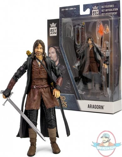 BST AXN Wave 2 Lord of The Rings Aragorn Figure The Loyal Subjects