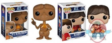 Pop! Movies E.T. ET Extra-Terrestrial & Elliott Vinyl Figures Funko