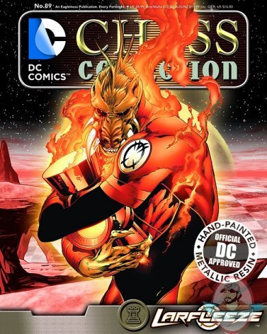 Dc Superhero Chess Magazine #89 Larfleeze Black Rook Eaglemoss