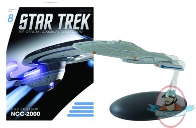 Star Trek Starships Magazine #8 USS Excelsior NCC-2000 Eaglemoss 