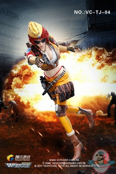 Very Cool 1:6 Wefire of Tencent Game Fourth Bomb Female Mercenary 