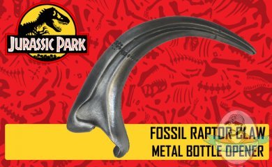 Jurassic Park Fossil Raptor Claw Metal Bottle Opener 