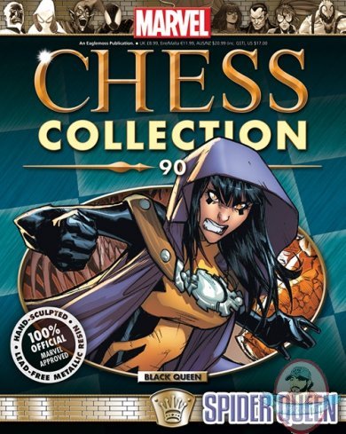 Marvel Chess Magazine #90 Spider-Queen Black Queen Eaglemoss
