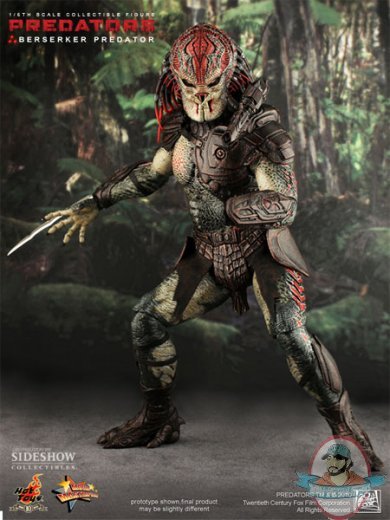 Movie Masterpiece 1/6 Scale Berserker Predator by Hot Toys USED JC