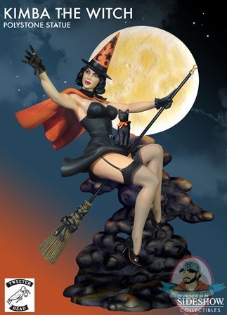 Kimba the Witch 'Happy Halloween' 12 inch Polystone Statue Tweeterhead