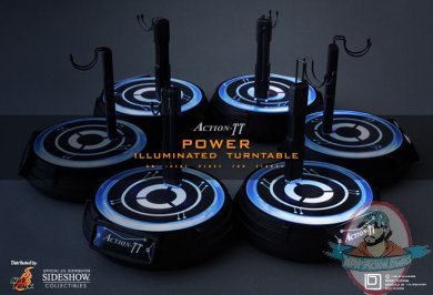 Action-TT Power Illuminated Turntable 1/6 Sc Figure Stand I.D. Square