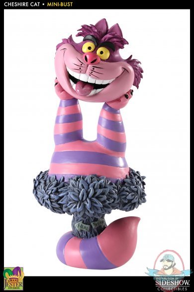Disney Alice in Wonderland Cheshire Cat Polystone Bust by Enesco