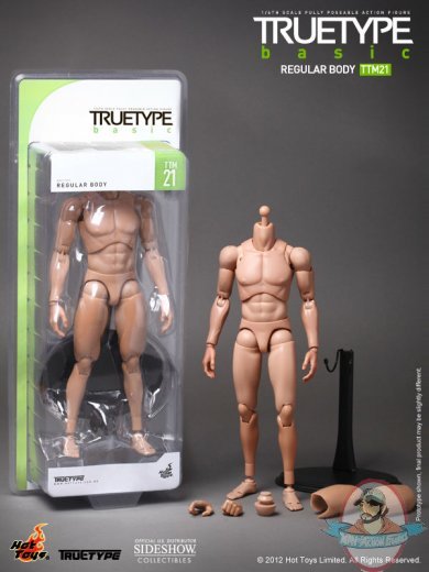 1/6 Scale Ttm21 Truetype Male Body - Regular Body by Hot Toys