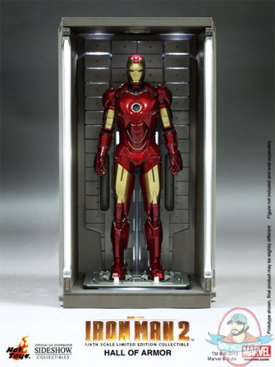 1/6 Scale Figure Environment Iron Man Hall of Armor Single Pc Hot Toys