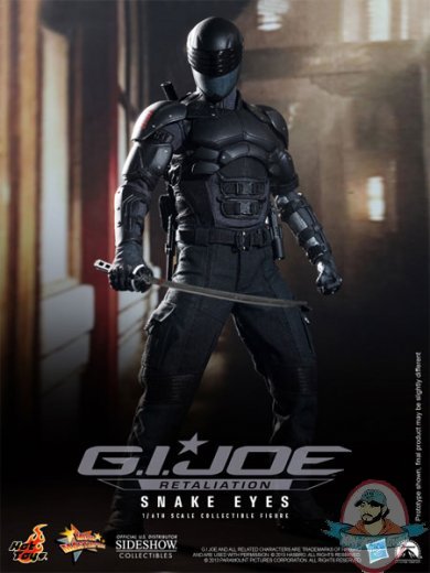 1/6 Scale GI Joe Retaliation Snake Eyes Action Figure by Hot Toys