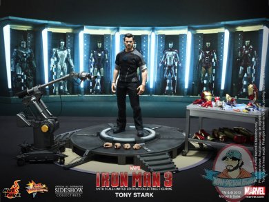 1/6 Scale Marvel Iron Man 3 Tony Stark MMS 191 Figure by Hot Toys