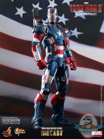 1/6 Iron Patriot Diecast Movie Masterpiece Series MMS195 by Hot Toys