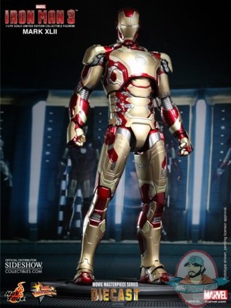 1/6 Iron Man Mark XLII 42 Diecast Movie Masterpiece Series Hot Toys