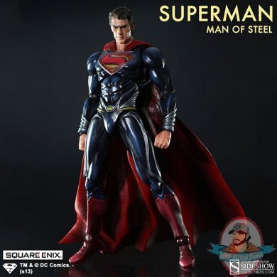 Superman Man of Steel Play Arts Kai Superman Square Enix Used JC