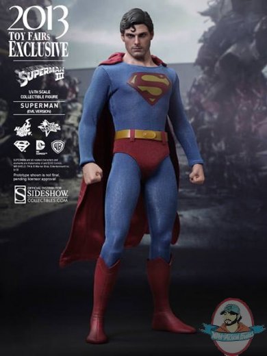 1/6 Scale Superman III Evil Version 12 inch Figure Exclusive Hot Toys