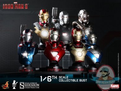 1/6 Iron Man Iron Man 3 Deluxe Set of 8 Collectible Bust Hot Toys