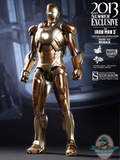 1/6 Scale Iron Man Mark XXI Midas Movie Masterpiece by Hot Toys