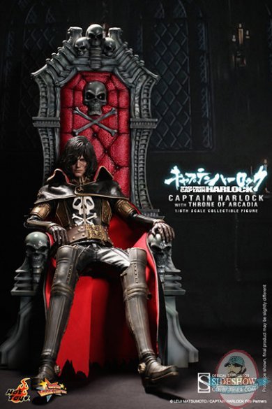 1/6 Movie Masterpiece Captain Harlock with Throne of Arcadia Hot Toys