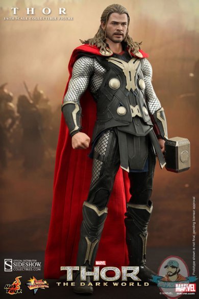 1/6 Scale Thor The Dark World Thor Figure by Hot Toys Used JC