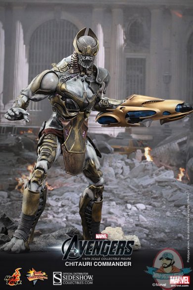 Marvel 1/6 Movie Masterpiece Chitauri Commander Figure Hot Toys 