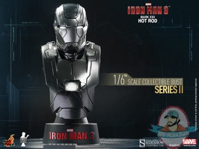 Iron Man 3 Series 2 Iron Man Mark 22 Hot Rod Collectible Bust Hot Toys