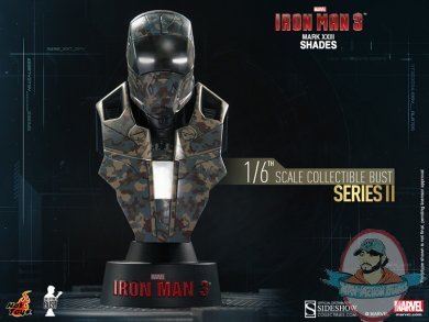 Iron Man 3 Series 2 Iron Man Mark 23 Shades Collectible Bust Hot Toys
