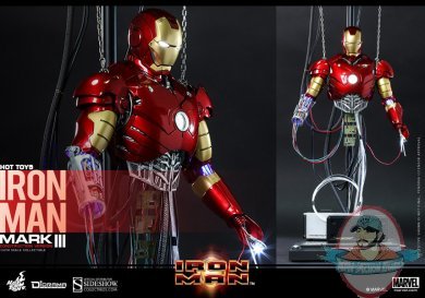 1/6 Iron Man Mark III Construction Version Diorama by Hot Toys 909185