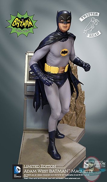 1/6 To the Batmobile Batman Adam West Maquette Diorama Tweeterhead