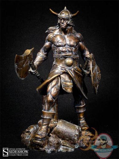 Conan the Brutal Faux Bronze Statue Quarantine Studio