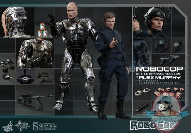 1/6 RoboCop Battle Damaged Version Version & Alex Murphy Hot Toys