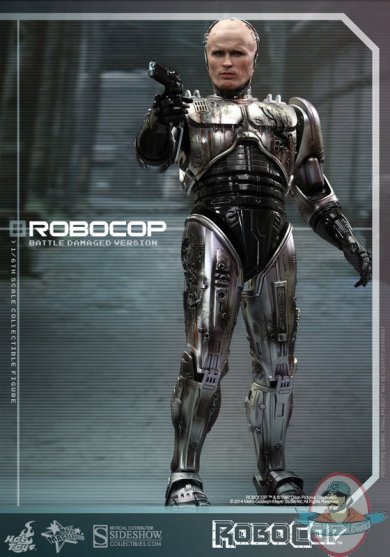 1/6 Scale RoboCop Battle Damaged Version Figure Hot Toys
