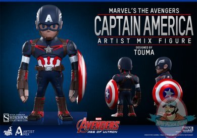 Avengers Age of Ultron Series 1 Captain America Artist Mix Hot Toys