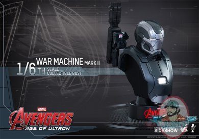 1/6 Avengers Age of Ultron War Machine Mark II Bust Hot Toys