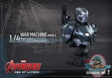 1/4 Avengers Age of Ultron War Machine Mark II Bust Hot Toys