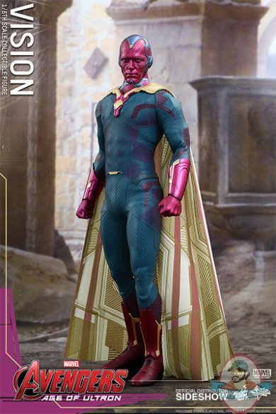 1/6 Avengers Age of Ultron Vision Movie Masterpiece Hot Toys Used JC