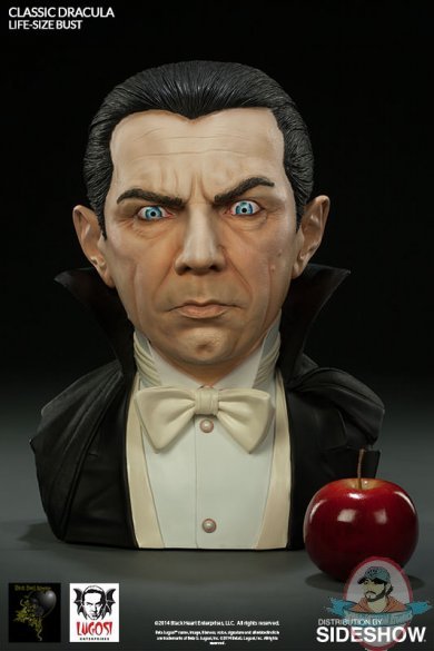 Classic Dracula Life-Size Bust Black Heart Enterprises