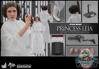 1/6 Star Wars Exclusive Princess Leia MMS Hot Toys 9024901 Used JC