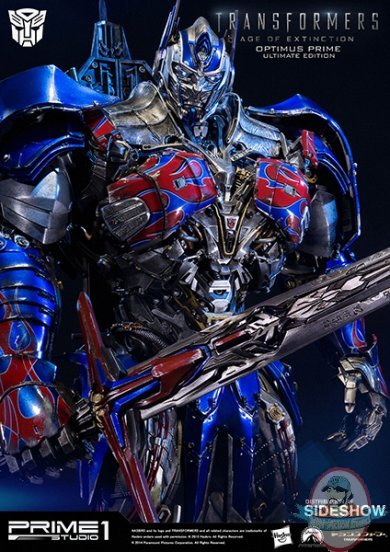 Optimus Prime Transformers  Age of Extinction Polystone Statue       