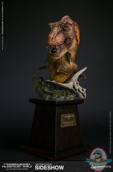 T-Rex Yellow Museum Collection Series Bust DamToys 903202