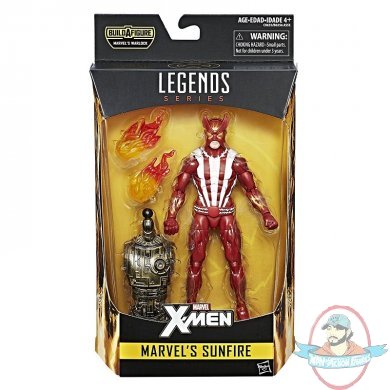 X-Men Marvel Legends Sun Fire Warlock Wave BAF Build a Figure Hasbro