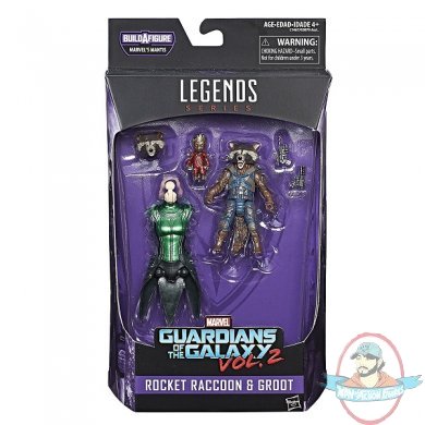 Marvel Guardians of the Galaxy Legends Series Rocket Raccoon & Groot