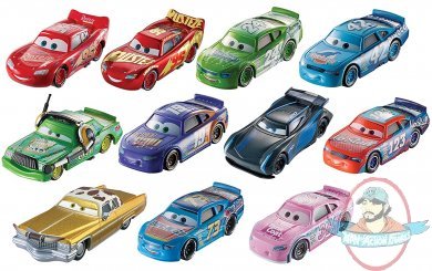 Disney Pixar Cars 3 Desert Race Diecast Vehicle 11 Car Pack Mattel JC