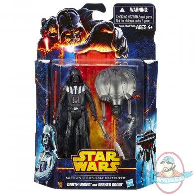 Star Wars Mission Series Darth Vader & Seeker Droid Hasbro