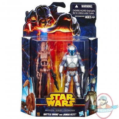 Star Wars Mission Series Geonosis 2 Pack Hasbro